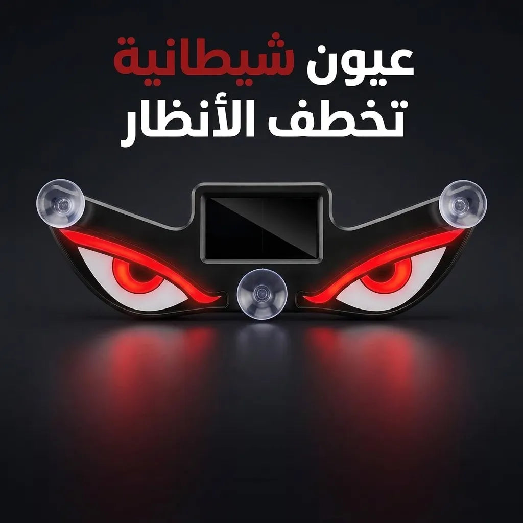 مصباح سيارة LED على شكل عيون الشيطان